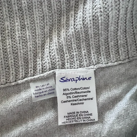 Seraphine Cotton & Cashmere Cardigan - Picture 7 of 13